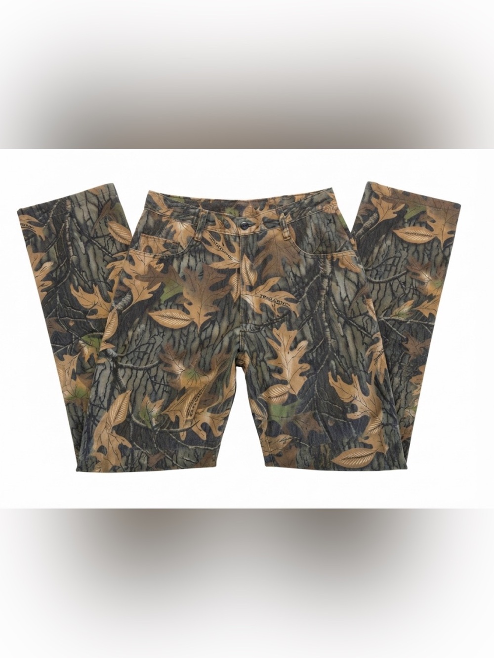 Vintage Gander Mountain Trail Cover Camo Hunting Pants‎ Size 34x30 Fall Leaves